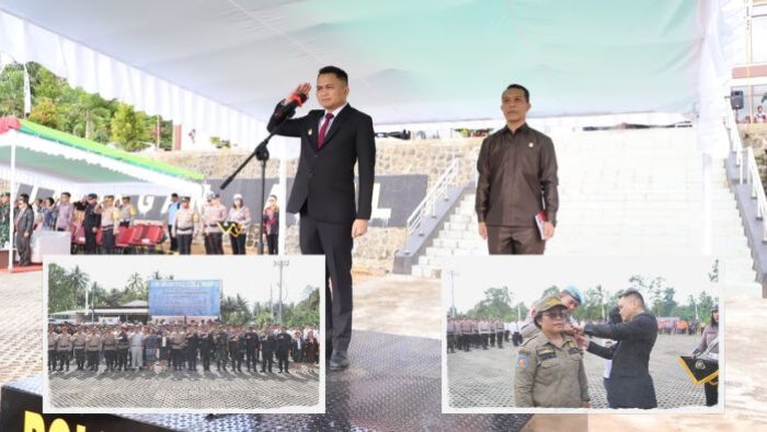 Bupati Ronald Kandoli Pimpin Apel Operasi Lilin 2025, Pemkab Mitra Pastikan Natal dan Tahun Baru Aman