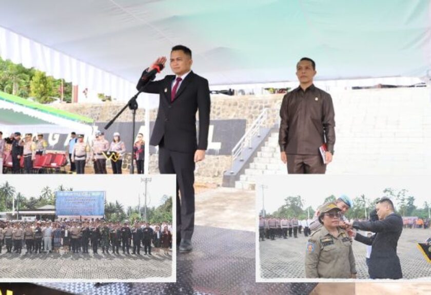 Bupati Ronald Kandoli Pimpin Apel Operasi Lilin 2025, Pemkab Mitra Pastikan Natal dan Tahun Baru Aman