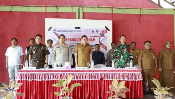 Bupati Ronald Kandoli Pimpin Kesepakatan Perdamaian di Minahasa Tenggara