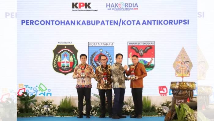 Mitra Dinobatkan KPK Sebagai Kabupaten Percontohan Anti Korupsi 2025