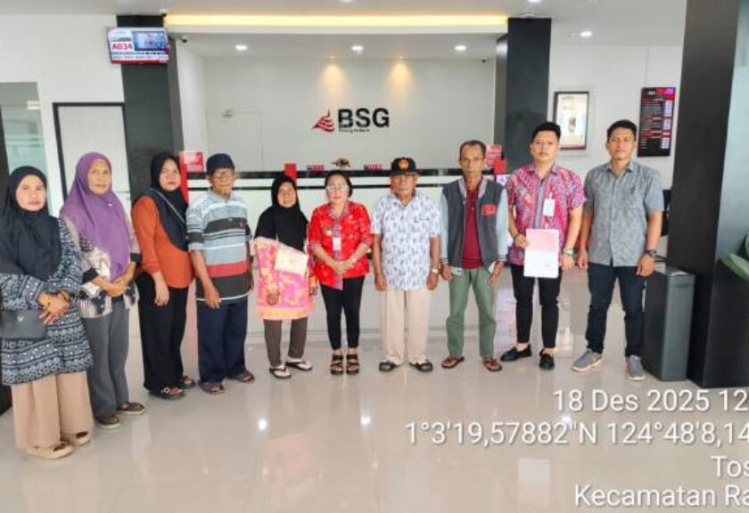 Pemdes Bentenan Indah Salurkan BLT-DD 2025 kepada 6 KPM