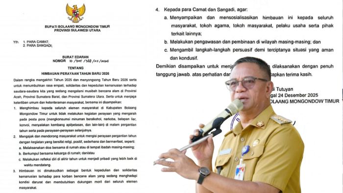 Pemkab Boltim Larang Pesta dan Kembang Api di Malam Tahun Baru, Ini Alasannya