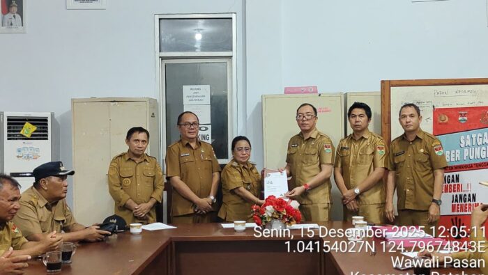 Inspektorat Mitra Serahkan LHP Dana Desa 2025, Bentenan Indah Raih Predikat Terbaik