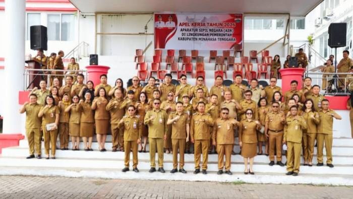 Apel Perdana 2026, Pemkab Mitra Paparkan Capaian dan Arah Pembangunan