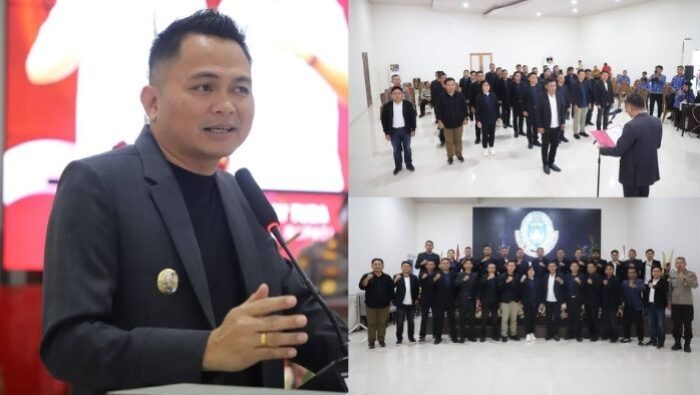 Bupati Mitra Kukuhkan Pengurus PSSI dan Persmitra, Sepak Bola Jadi Fokus Pembinaan Pemuda