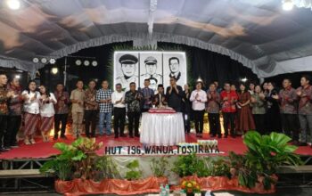 HUT Wanua Tosuraya ke-196 Dirayakan Sederhana, Warga Gelar Jalan Sehat hingga Ibadah Syukur