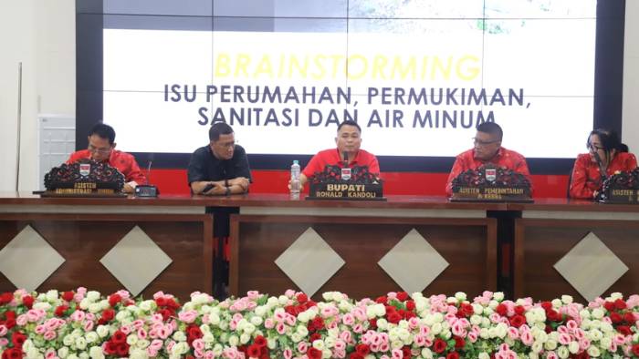 Rakor DAK Tematik PPKT, Bupati Ronald Kandoli Tekankan Sinkronisasi Data