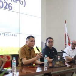 Bupati Ronald Kandoli Pimpin Rapat Perdana PKPG 2026 di Minahasa Tenggara