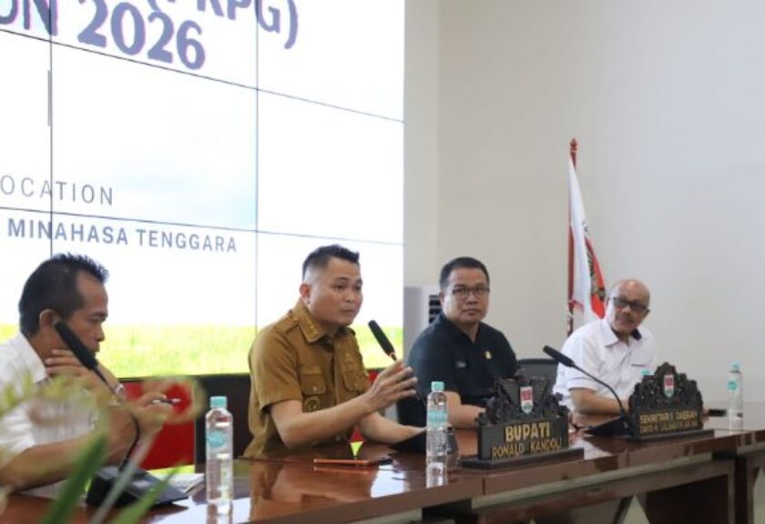Rapat Perdana PKPG 2026 Digelar, Bupati Ronald Kandoli Tekankan Kesiapan Teknis dan Nilai Pelayanan