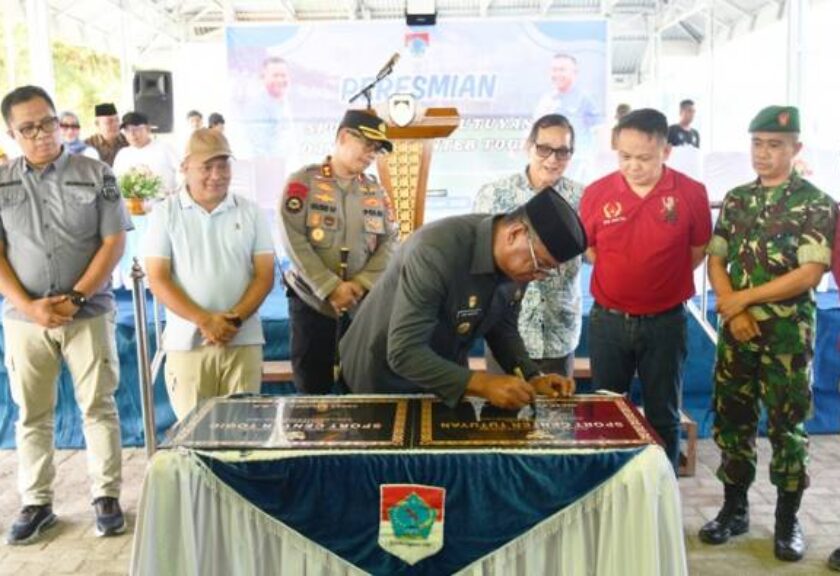 Sport Center Tutuyan dan Togid Diresmikan, Oskar Manoppo Dorong Pembinaan Atlet Daerah