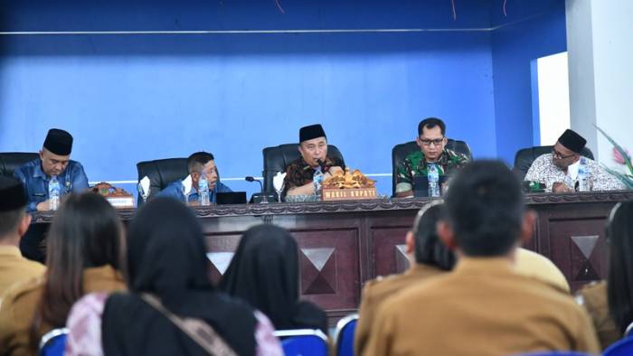 Wabup Argo Sumaiku Pimpin Rakor Percepatan Pendataan Lahan Koperasi Merah Putih