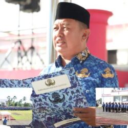Wabup Fredy Tuda Tekankan Integritas ASN di Apel KORPRI