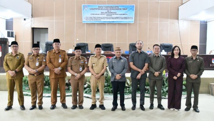 Wakil Bupati Boltim Hadiri Paripurna DPRD, Dua Ranperda Strategis Masuki Tahap Akhir