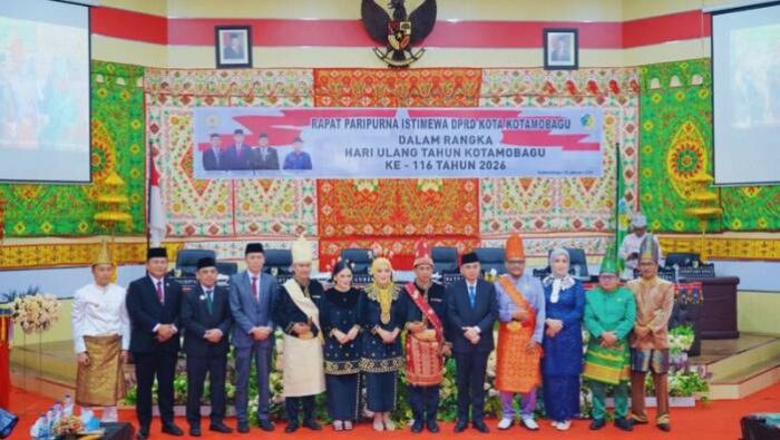 Wakil Bupati Boltim Hadiri Paripurna Istimewa HUT ke-116 Kota Kotamobagu