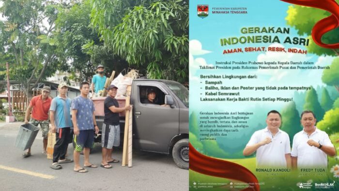 Pemdes Minanga Timur Tunjukkan Aksi Nyata Dukung Gerakan Indonesia ASRI