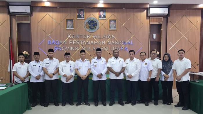 Pemkab Boltim Perkuat Sinergi dengan BPN Sulut, Dorong Kepastian Hukum Pertanahan