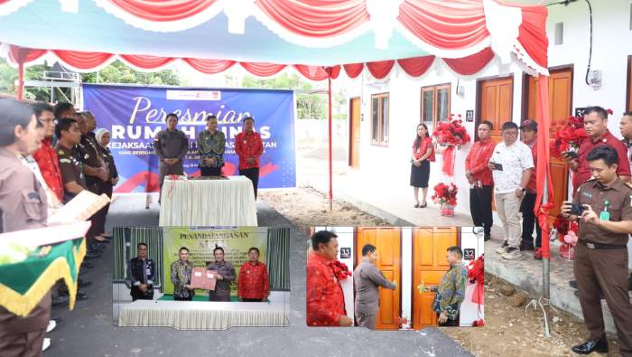 Ronald Kandoli Resmikan Rumah Dinas Kejari Minsel, Perkuat Sinergi Penegakan Hukum