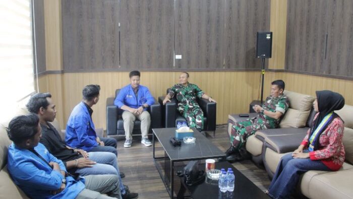 Perkuat Dialog dan Kolaborasi, Dandim 0209/LB Terima Audiensi PMII di Makodim