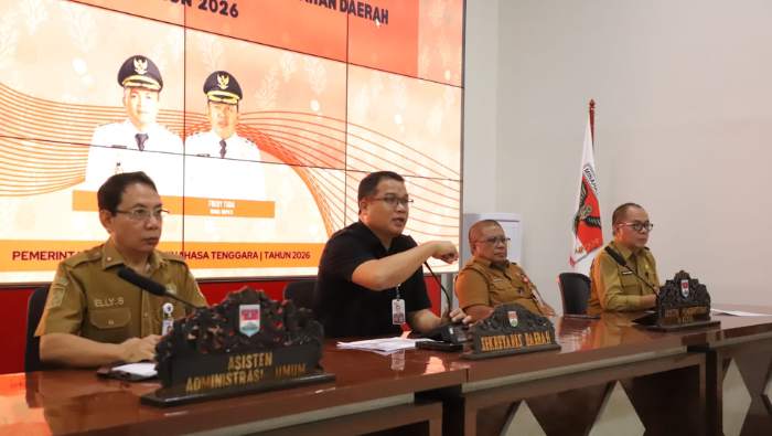 Sekda David Lalandos Minta OPD Serius Susun LPPD 2026 Berbasis Data Valid