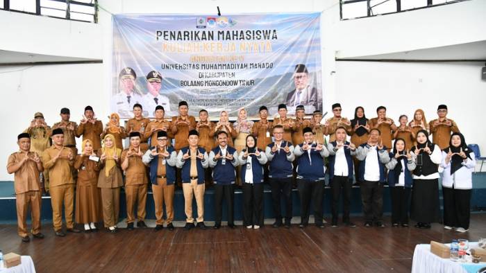Wabup Argo Sumaiku Apresiasi Kontribusi Mahasiswa KKN Universitas Muhammadiyah Manado