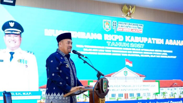 Dorong Sinergi Pembangunan Antarwilayah, Bupati Baharuddin Hadiri Musrenbang RKPD Kabupaten Asahan 2027