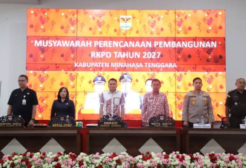 Pemkab Mitra Gelar Musrenbang RKPD 2027, Bupati Ronald Kandoli Soroti Kesejahteraan Masyarakat