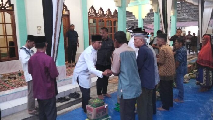 Kodim 0209/LB Hadiri Safari Ramadhan Pemkab Labusel Di Silangkitang
