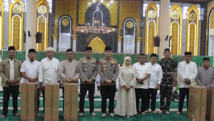 Dandim 0209/LB Hadiri Safari Ramadhan Pemkab Labuhanbatu Bersama Wakapolda Sumut