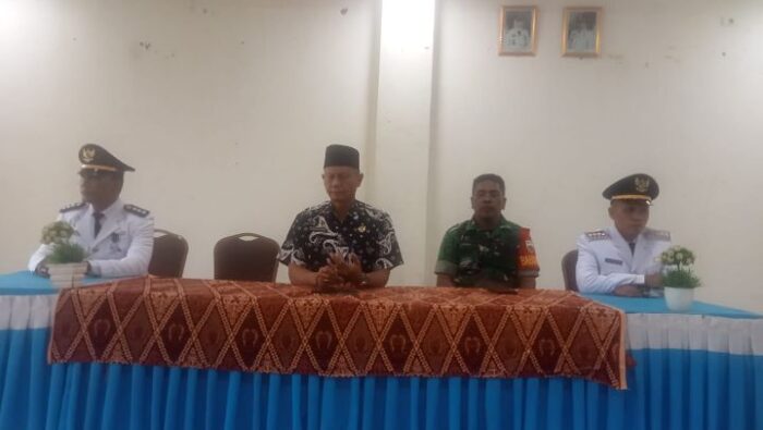 Babinsa Koramil 09/NL Hadiri Sertijab Camat Pangkatan, Wujudkan Sinergi TNI dan Pemerintah