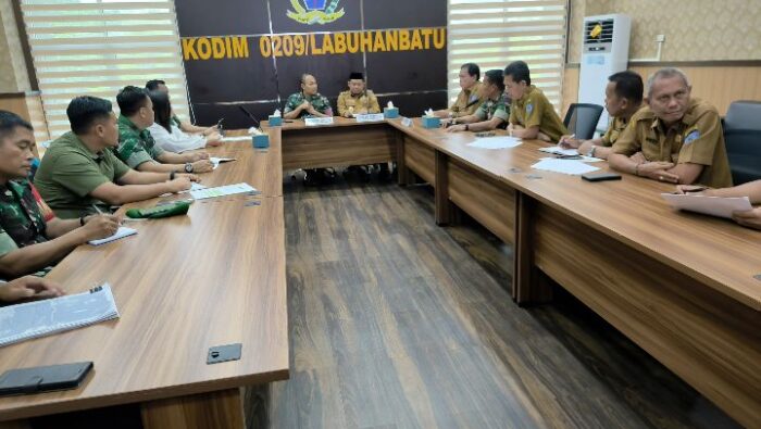 Dandim 0209/LB Pimpin Rakor GTRA Bahas Persiapan Lahan Yon TP 956/Sultan Bidar Alam