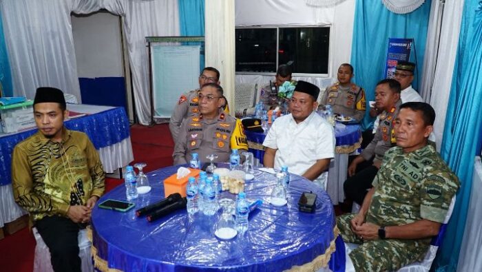 Kasdim 0209/LB Ikuti Vidcom Nasional, Pengamanan Idul Fitri Diperkuat
