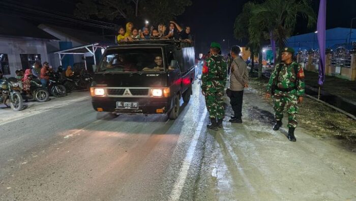 Koramil 09/NL Turun Langsung, Pastikan Malam Takbiran Berjalan Aman dan Tertib