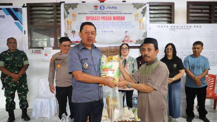 Jelang Idul Fitri 1447 H, Pemkab Mitra Gelar Operasi Pasar Murah di Ratahan