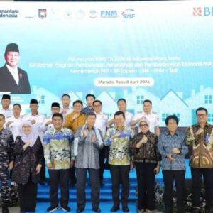 Bupati Ronald Kandoli Hadiri Peluncuran BSPS 2026, Perumahan Jadi Prioritas Nasional