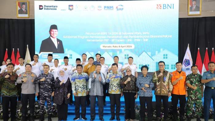 Bupati Ronald Kandoli Hadiri Peluncuran BSPS 2026, Perumahan Jadi Prioritas Nasional
