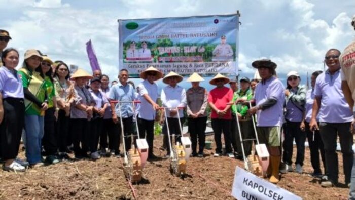 Tunjang Program Ketahanan Pangan, Komisi PSDD GMIM Baitel Batusaiki Gandeng Pemerintah Tanam Jagung dan Cabe