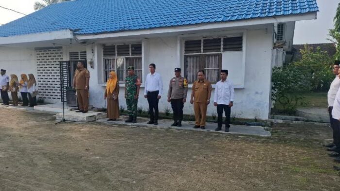 Perkuat Sinergitas Lintas Instansi, Koramil 09/NL Hadiri Apel Gabungan Kecamatan Bilah Hilir