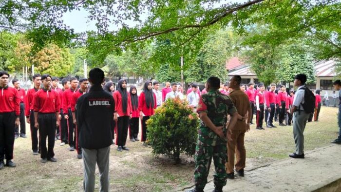 Sambut HUT RI Ke-81, Koramil 11/KP Laksanakan Seleksi Paskibraka Tingkat Kecamatan