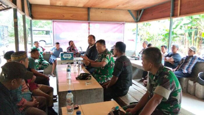 Pererat Kemanunggalan, Koramil 01/AK Gelar Syukuran Pembangunan Jembatan Armco