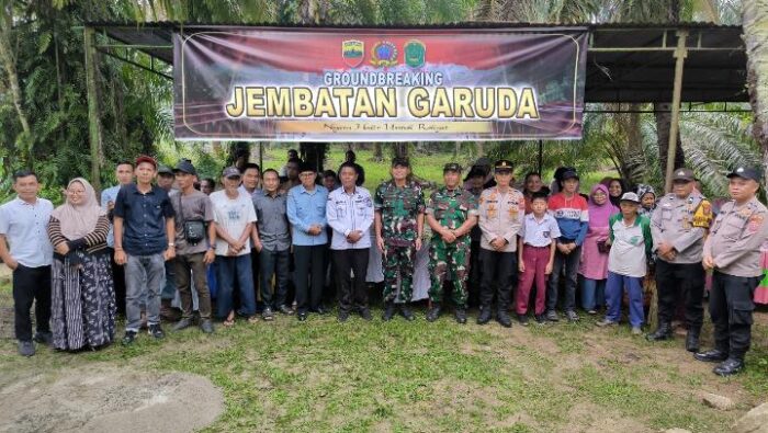 Dandim 0209/LB Pimpin Groundbreaking Jembatan Garuda, Buka Akses Dan Harapan Baru Warga Babussalam