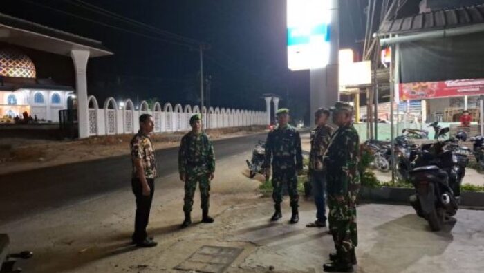 Jaga Stabilitas Wilayah, Koramil 13/AN Dan FKPPI Gelar Patroli Di Aek Nabara
