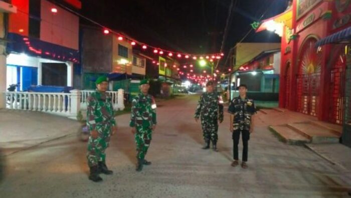 Perkuat Sinergi dan Keamanan, Koramil 02/TL Patroli Bersama FKPPI Di Kualuh Leidong