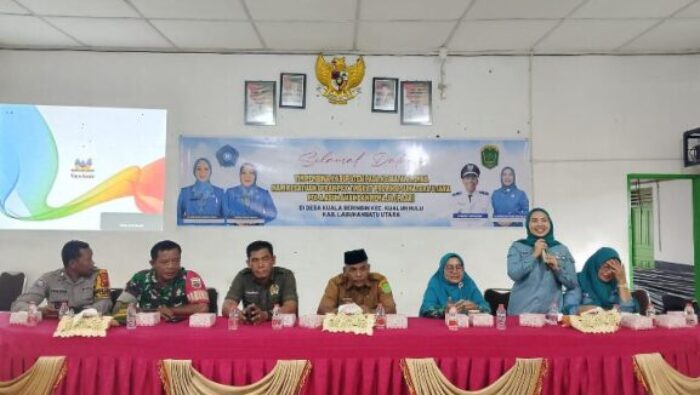 Koramil 01/AK Kawal Pembinaan Remaja Melalui Kegiatan PAAR Di Desa Kuala Beringin