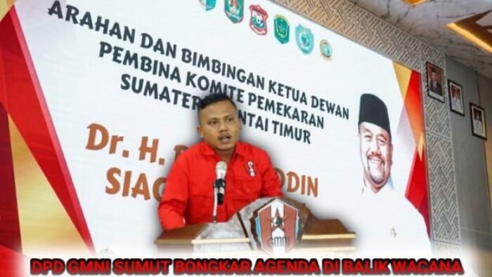 GMNI Sumut Kritik Wacana Pemekaran Provinsi Sumatera Pantai Timur