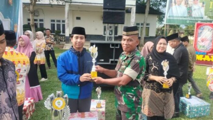 Pererat Silaturahmi, Koramil 01/AK Hadiri Penutupan MTQ ke-X Kualuh Hulu