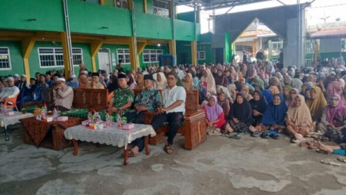 Pererat Silaturahmi, Koramil 03/SB Ikuti Halal Bihalal Bersama Forkopimca Panai Hilir