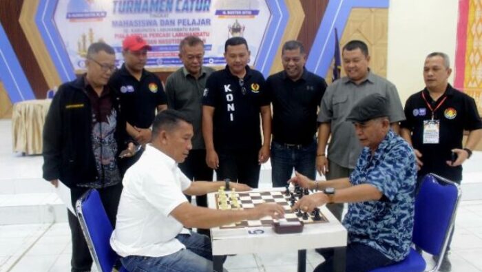 Kasdim 0209/LB Buka Turnamen Catur, Perkuat Pembinaan Generasi Muda