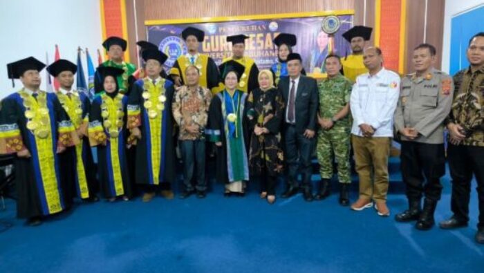 Dukung Kemajuan Pendidikan, Kasdim 0209/LB Hadiri Pengukuhan Guru Besar Universitas Labuhanbatu