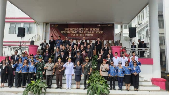 Upacara Hari Otda 2026 di Mitra, Fredy Tuda Tekankan Sinergi Pusat dan Daerah