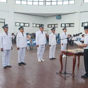 Wabup Argo Sumaiku Lantik 5 Pj Sangadi